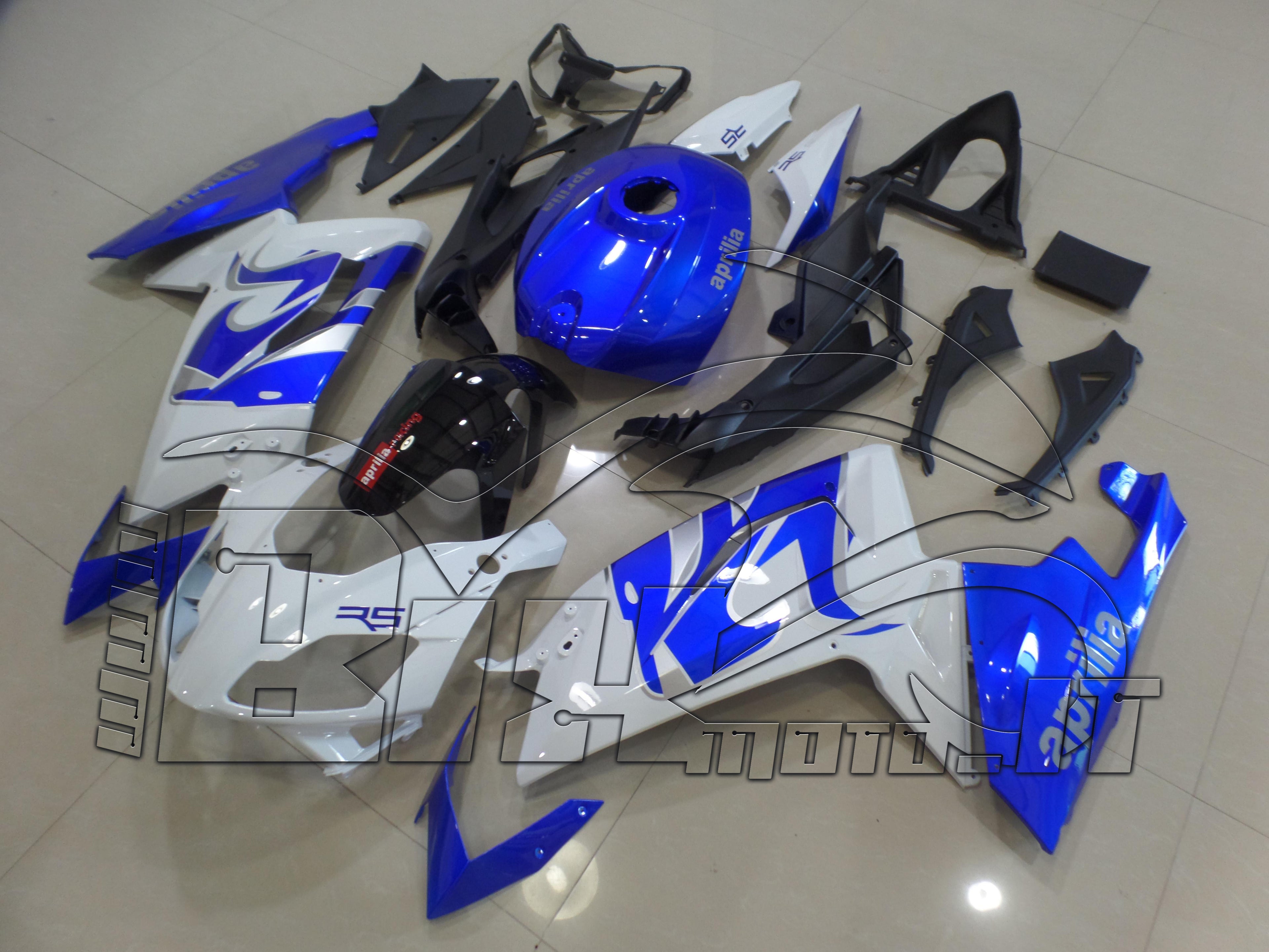 CARENE ABS APRILIA RS 125 2007 2008 2009 2010 DESIGN BLU LION NUOVE